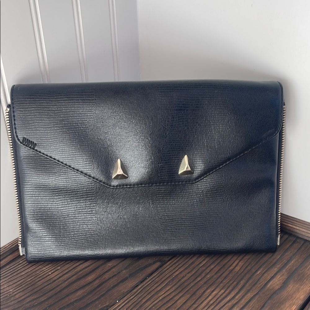 Stella & Dot Polka Dot Lined Clutch